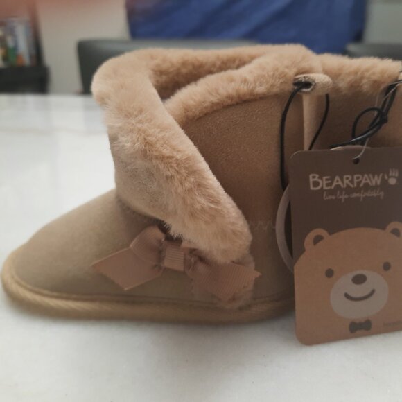 BearPaw Other - 6-12M BearPaw Boots with Free Knitted Boots